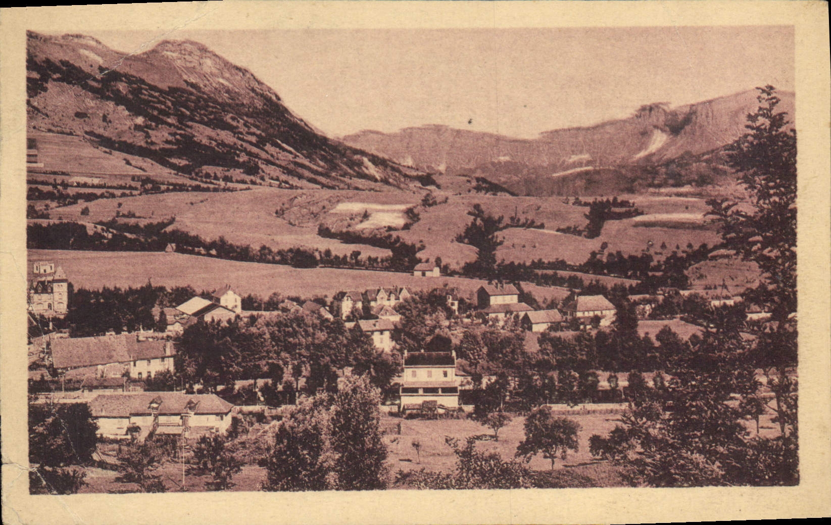 CPA Dauphine Monestier de Clermont Quartier de la Gare et la Moucherolle