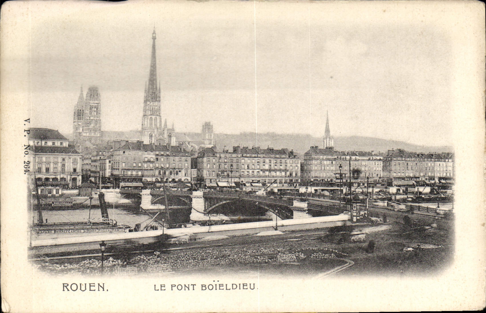 CPA Rouen Le Pont Boieldieu