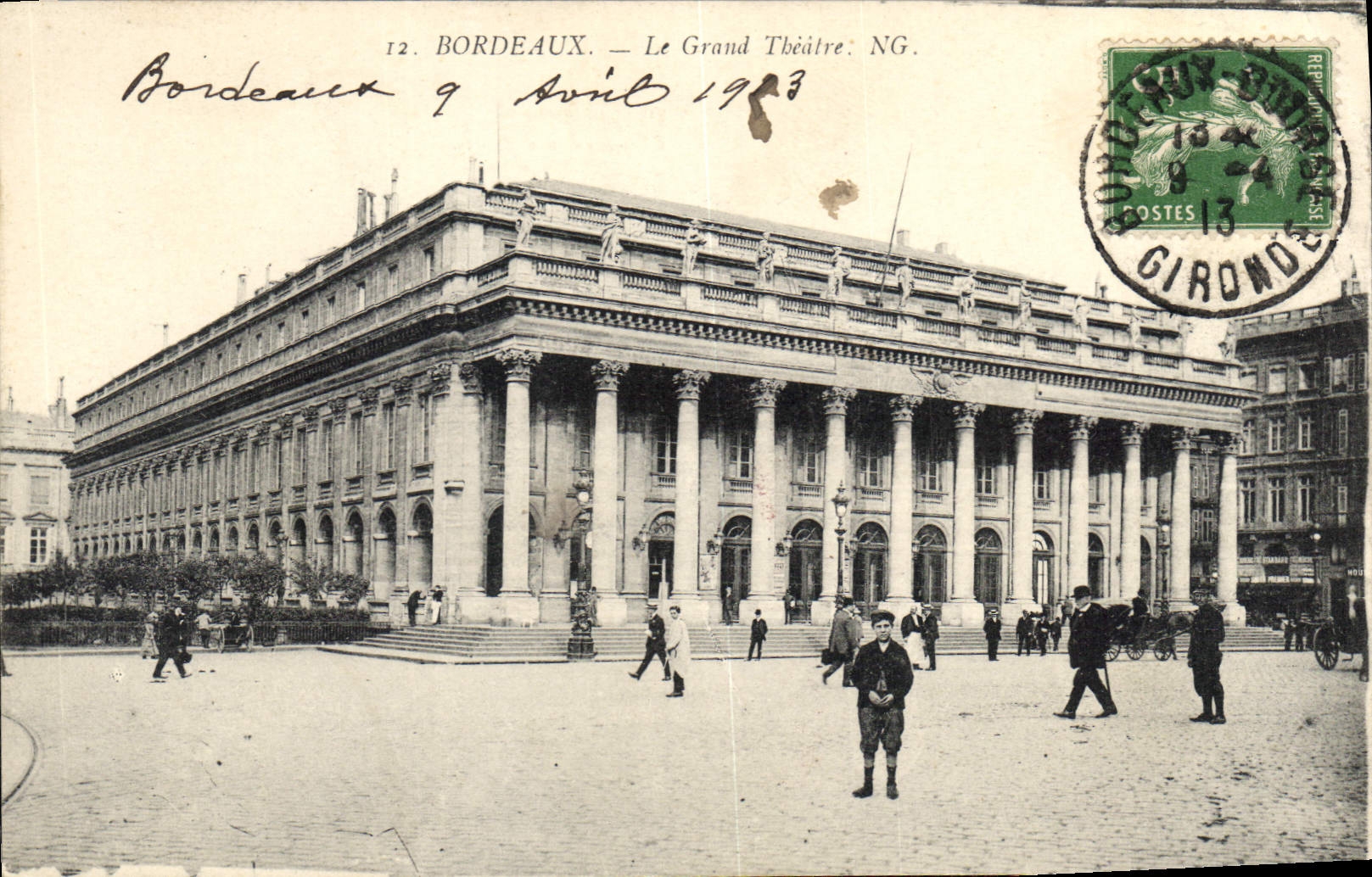 CPA Bordeaux Le Grand Theatre