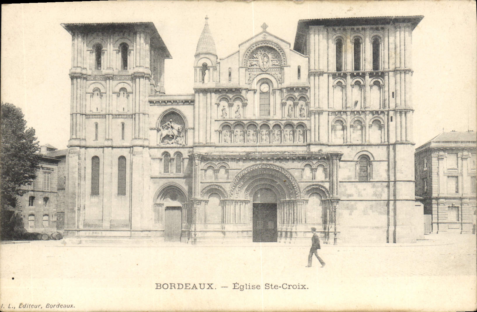 CPA Bordeaux Eglise Ste Croix