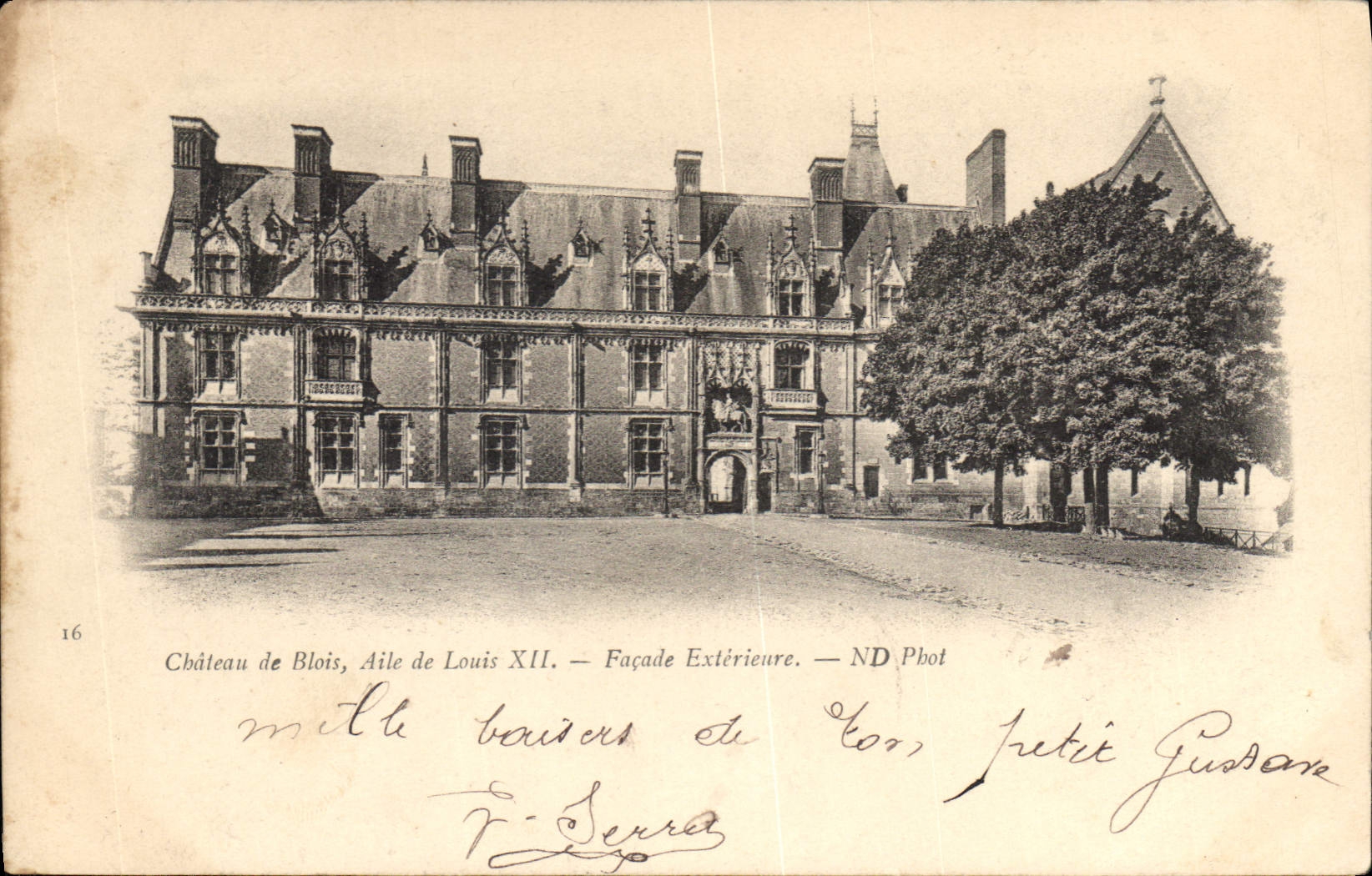 CPA Chateau de Blois Aile de Louis XII Facade Exterieure