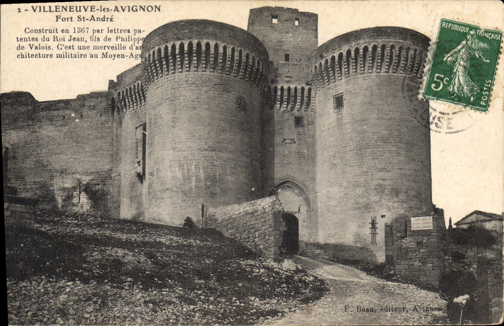 CPA Villeneuve les Avignon Fort St Andre