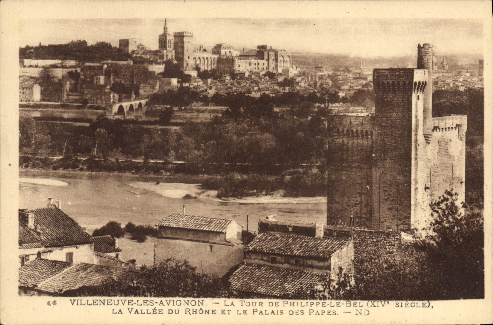 CPA Villeneuve les Avignon La Tour de Philippe le Bel