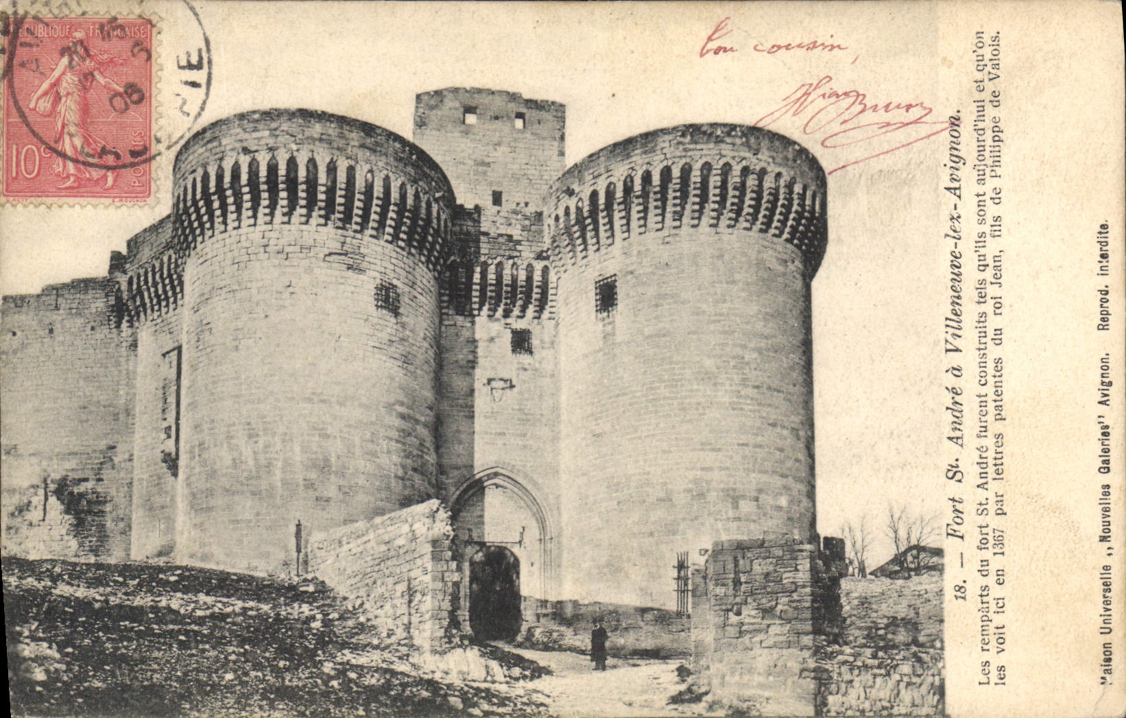 CPA Villeneuve les Avignon Fort Saint Andre