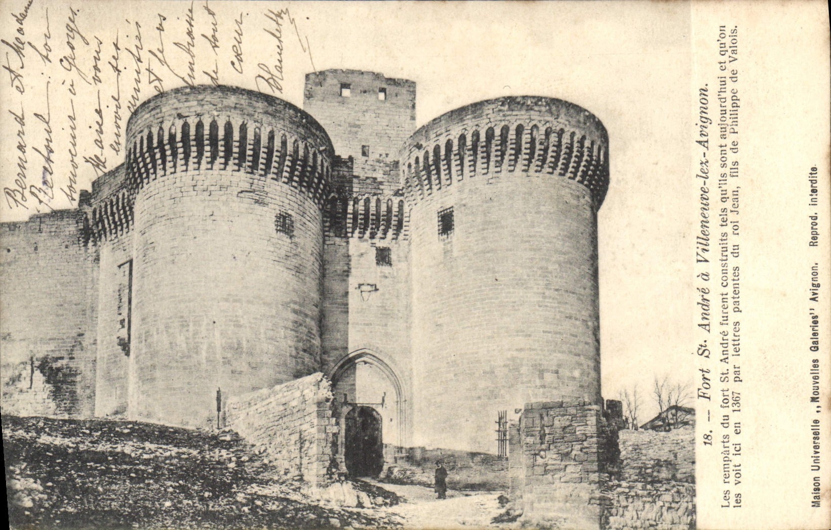 CPA Villeneuve les Avignon Fort St Andre