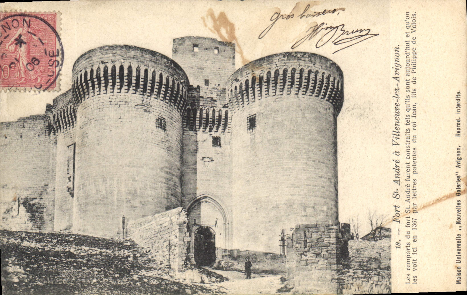 CPA Villeneuve les Avignon Fort Saint Andre