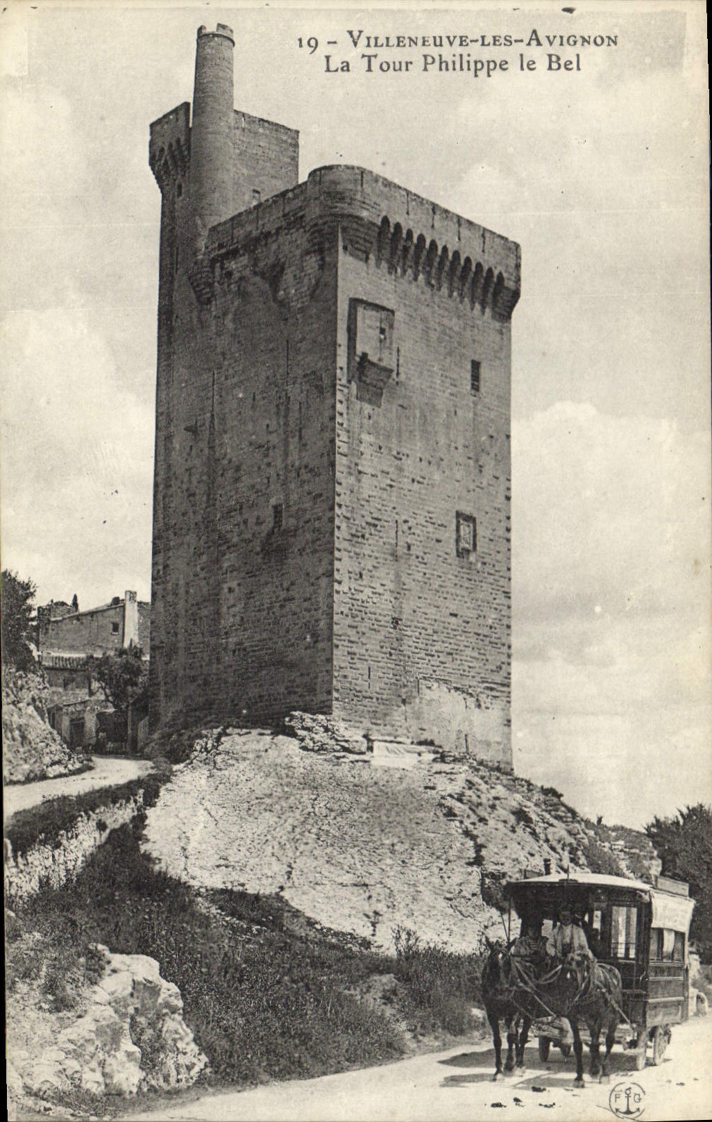 CPA Villeneuve les Avignon La Tour Philippe le Bel