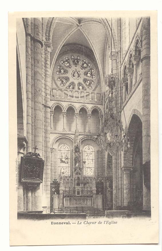 Bonneval CPA Le choeur de l'eglise