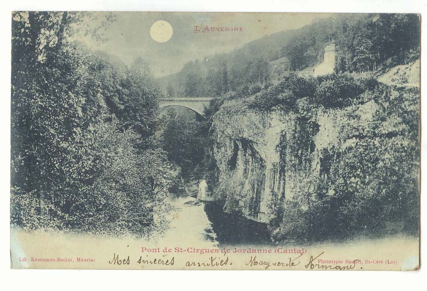 CPA Pont de St Cirgues de Jordanne (Cantal)
