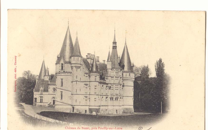 Chateau de Nozet pres Pouilly sur Loire CPA 