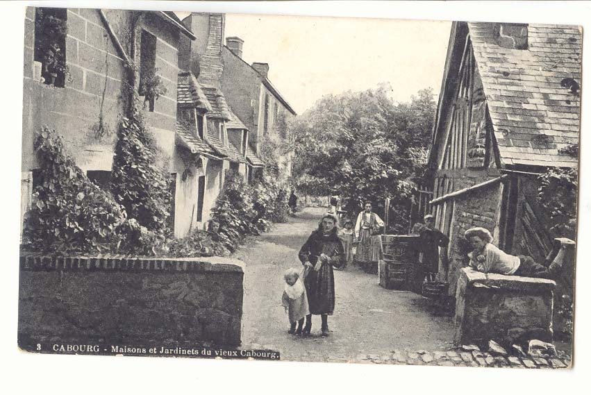 Cabourg CPA Maisons et jardinets du vieux Cabourg