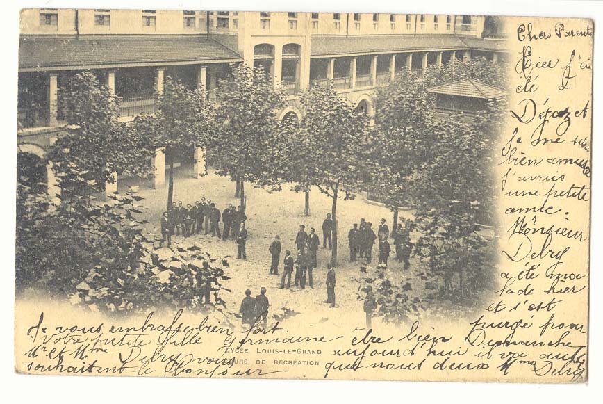 Paris (5eme) CPA Lycee Louis le Grand (animee)