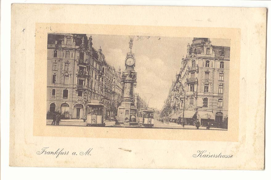 Allemagne Frankfurt am Main CPA Kaiserstrasse