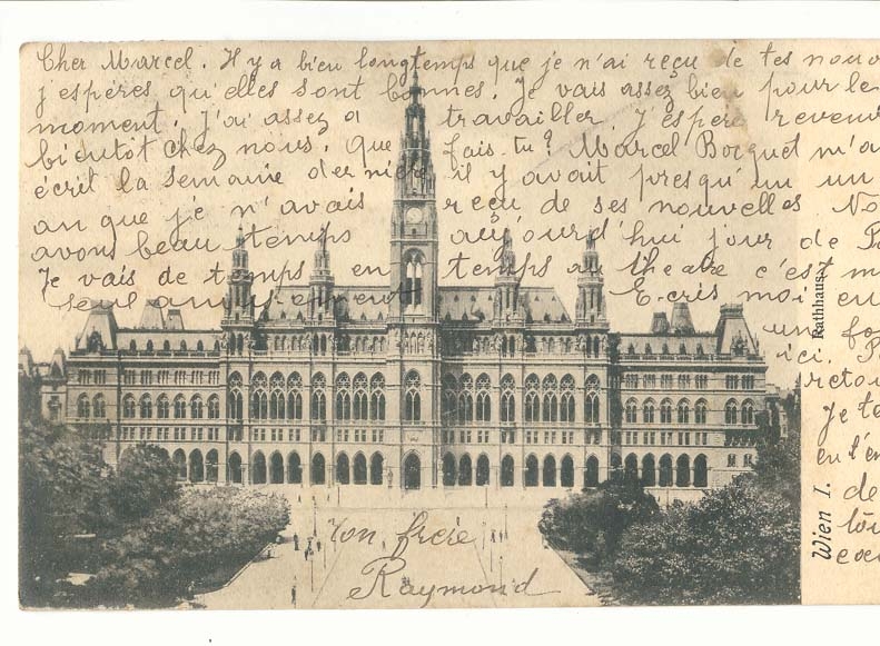 Autriche Wien CPA rathhaus (Austria)