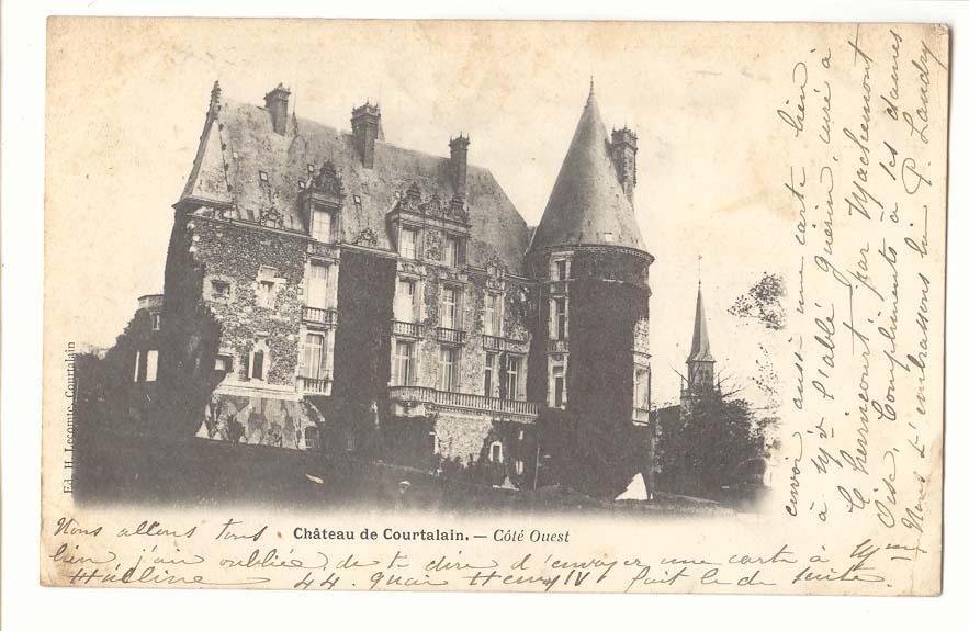 CPA Chateau de Courtalain Cote Ouest