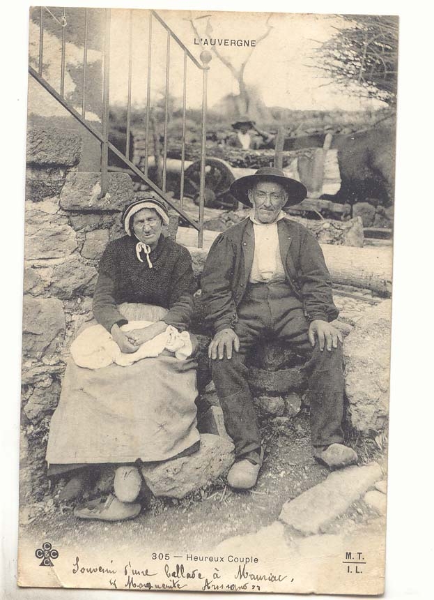 Auvergne CPA Heureux couple TOP