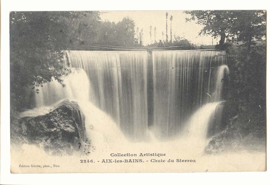 Aix les Bains CPA Chute du Sierroz