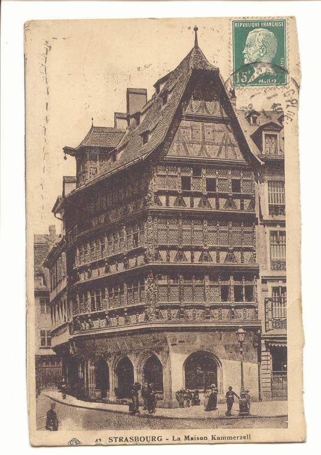 strasbourg CPA La maison Kammerzell