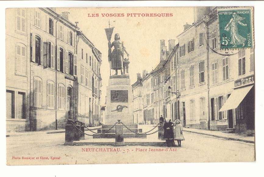Neufchateau CPA Place Jeanne d'Arc (enfants)