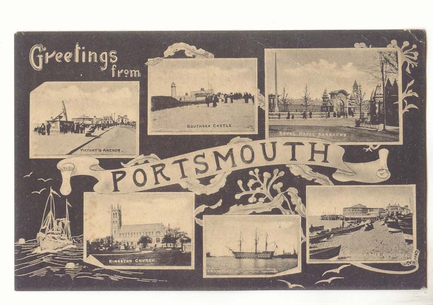 Grande Bretagne CPA Greetings from portsmouth