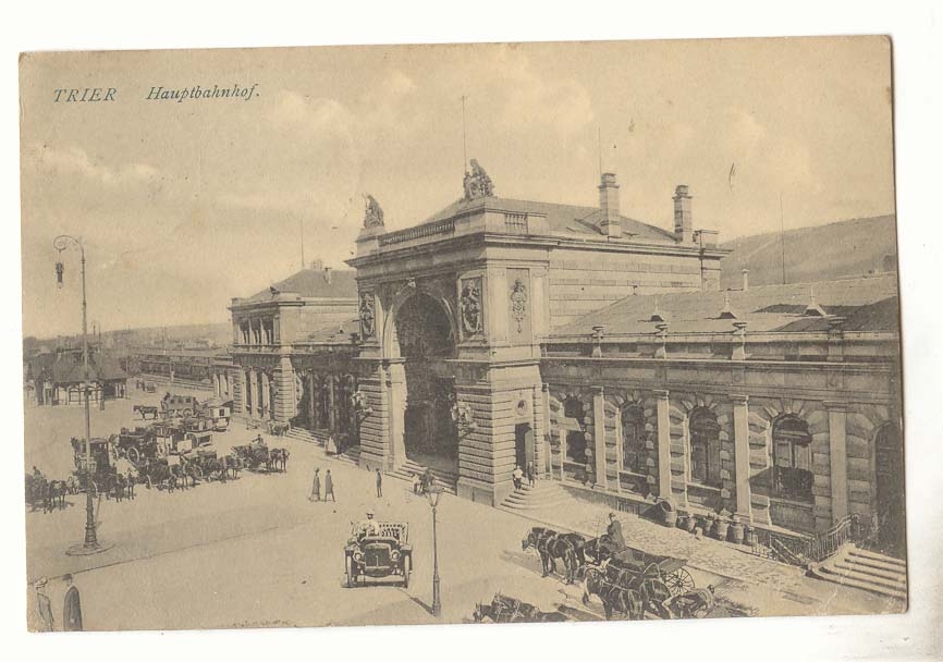 Allemagne Trier CPA Hauptbahnhof