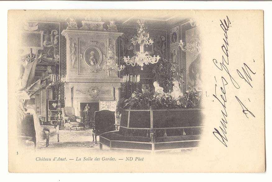 Chateau d'Anet CPA La salle des gardes CPA 