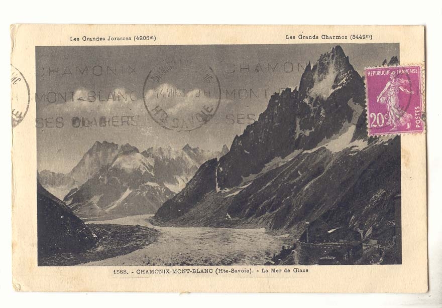 Chamonix CPA La mer de glace