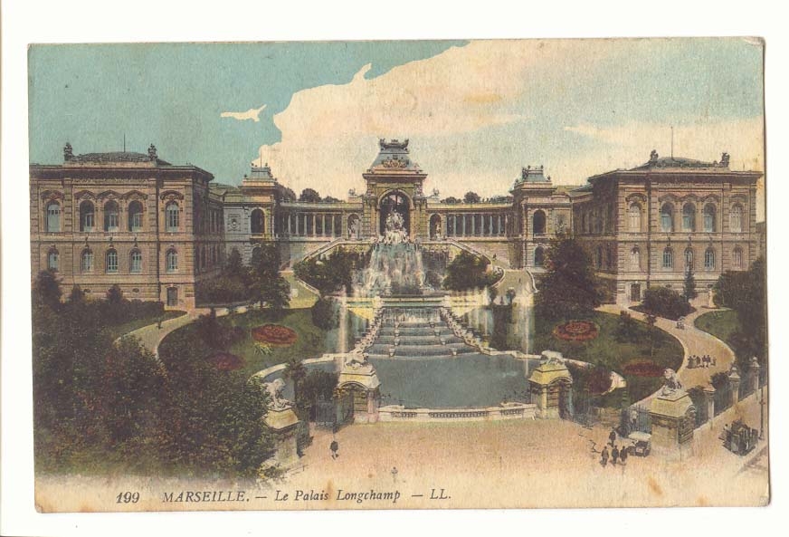 Marseille CPA Le palais Longchamp