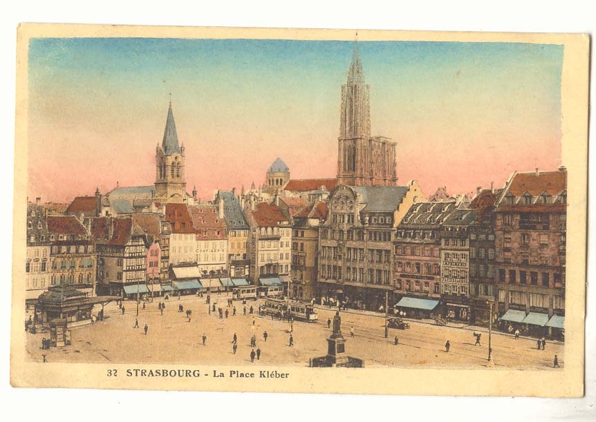 Strasbourg CPA La place Kleber