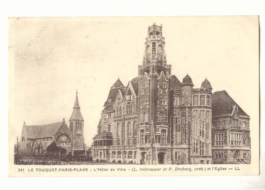 Le Touquet Paris Plage CPA L'hotel de ville 