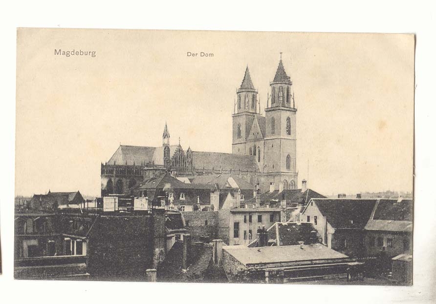 Allemagne Magdeburg CPA Der Dom