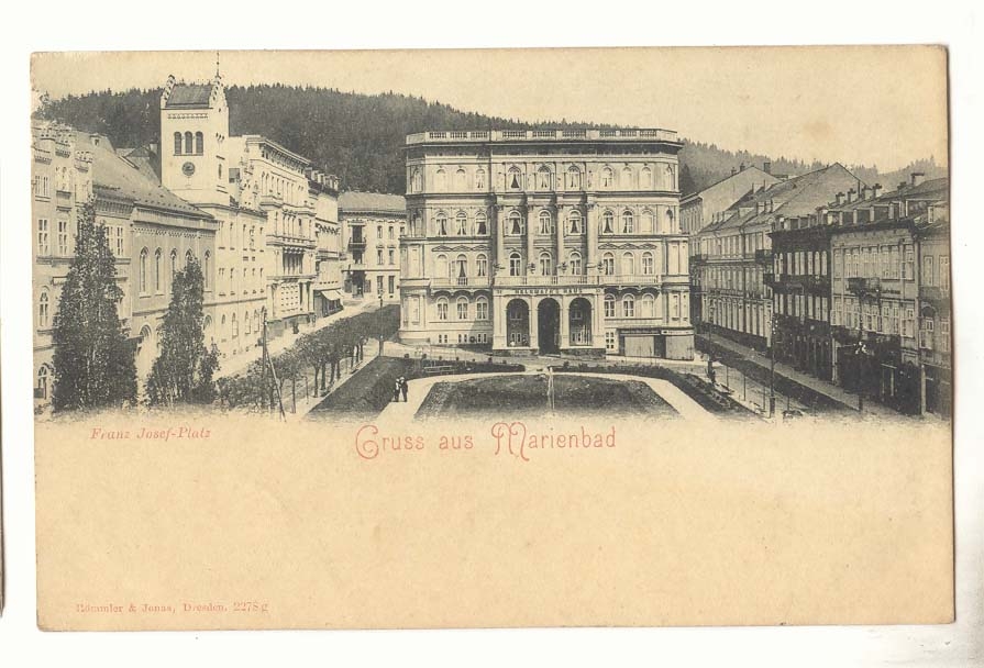 Allemagne CPA GRuss aus MArienbad