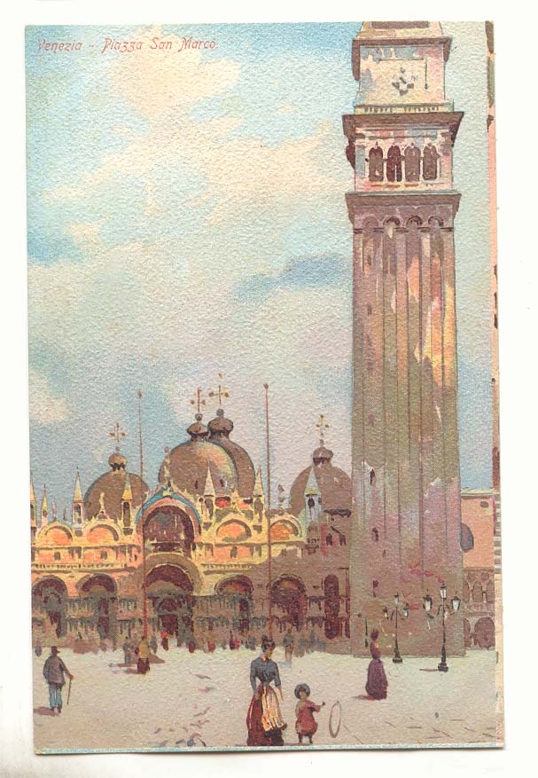 Italie Italia Venezio CPA Plazza San Marco