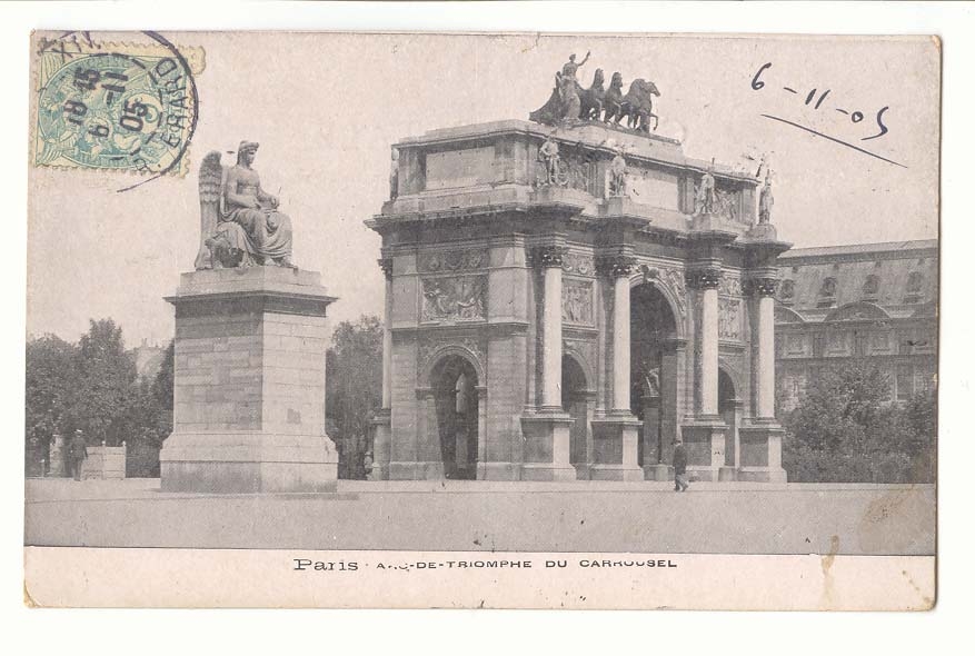 Paris (1er) CPA Arc de triomphe du carrousel