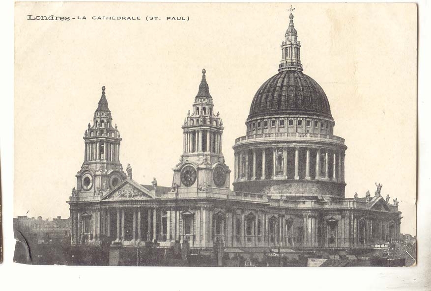 Grande Bretagne CPA Londres La cathedrale (St Paul)