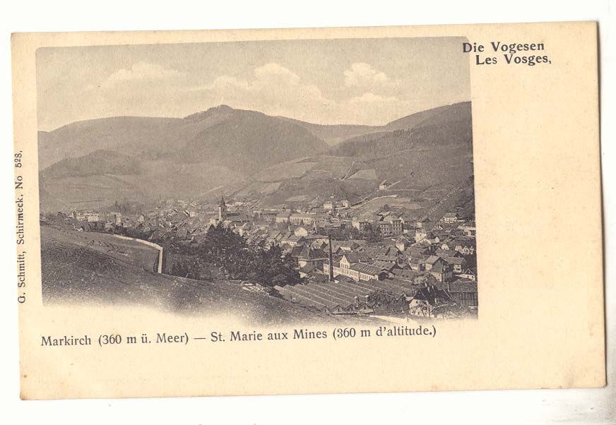 Markich CPA Ste MArie aux Mines (360m d'altitude)