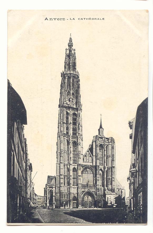 Belgique anvers CPA La cathedrale