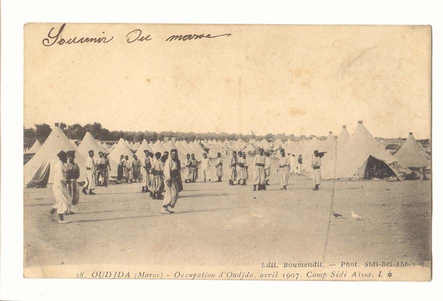 Maroc Oudjda CPA Occupation d'Oudjda avril 1907 Camp Sidi Aissa