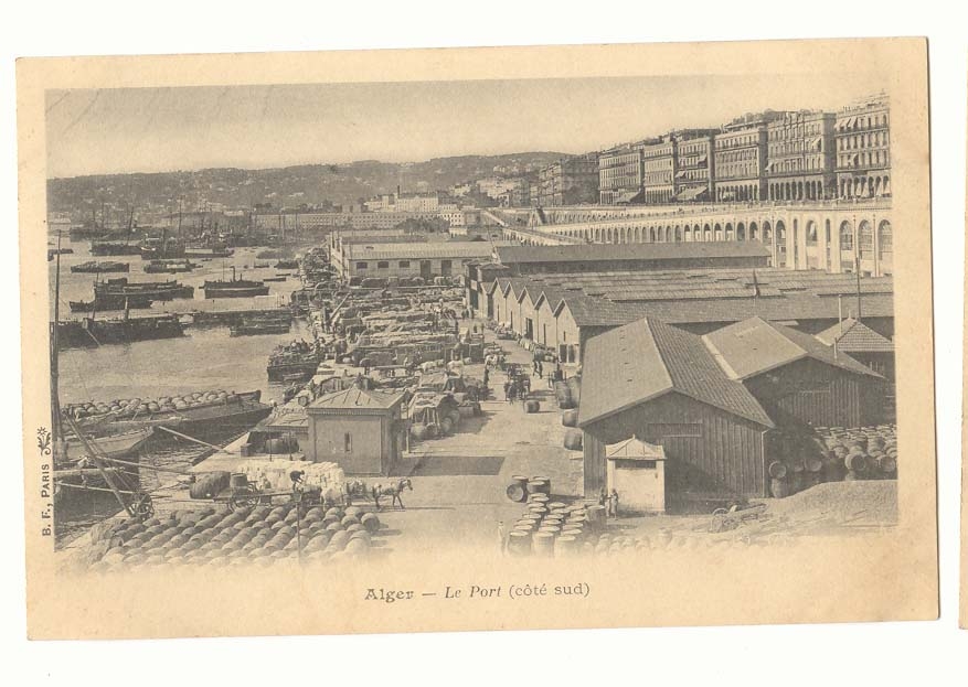 Algerie Alger CPA Le port (cote sud)