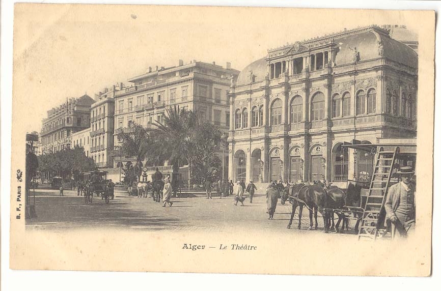 Algerie Alger CPA Le theatre
