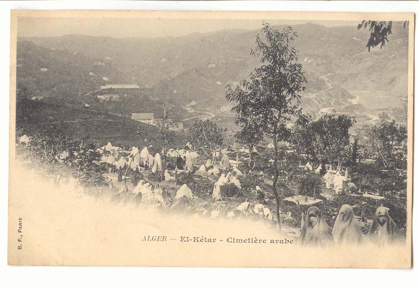 Algerie El ketar CPA Cimetiere arabe