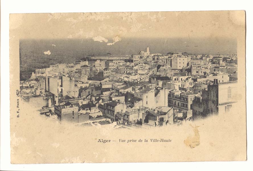 Algerie Alger CPA Vue prise de la ville haute