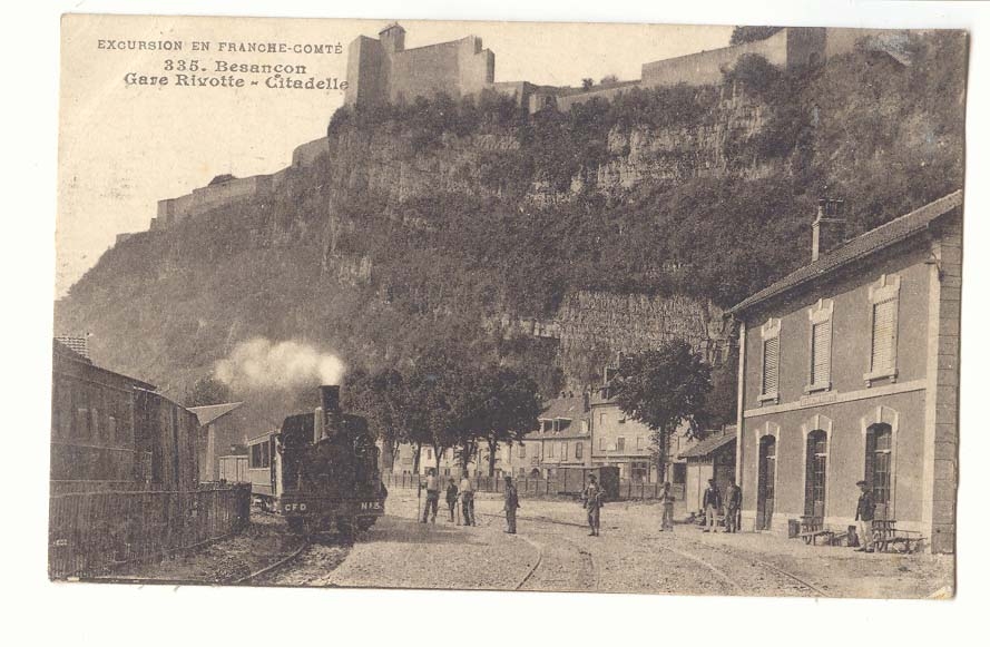 Excusion en Franche Comte CPE Besancon Gare Rivotte Citadelle TOP