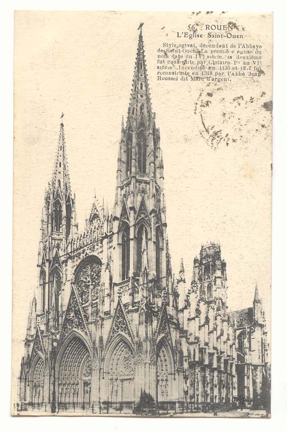 Rouen CPA L'eglise Saint Ouen