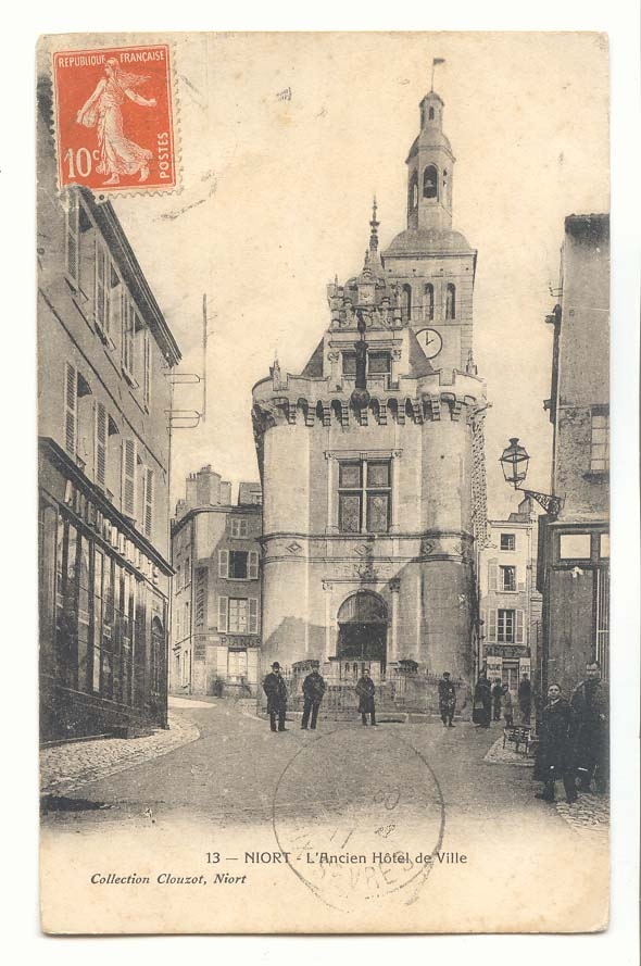 Niort CPA l'ancien hotel de ville