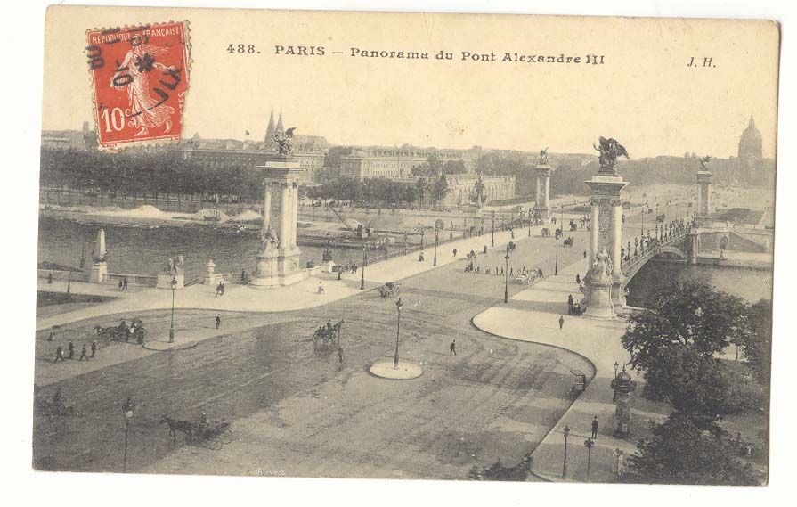 Paris (8eme) CPA Panorama du Pont Alexandre III