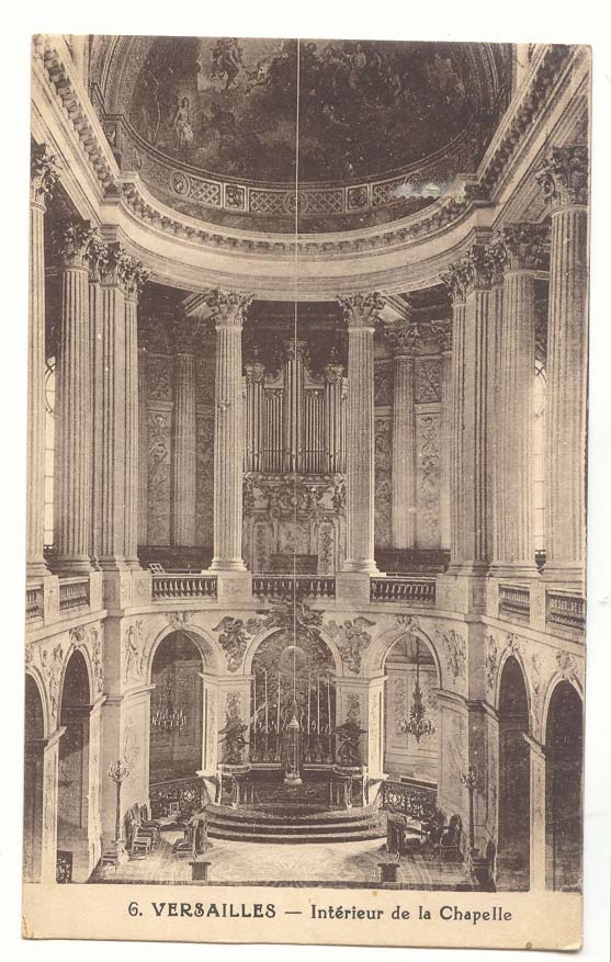 Versailles CPA Interieur de la chapelle