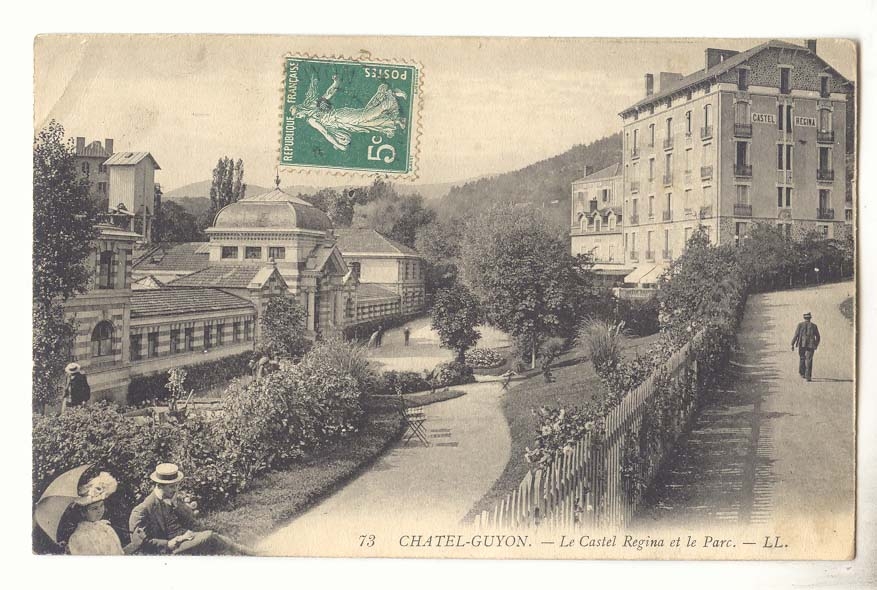 Chatel Guyon CPA Le CAstel Regina et le parc