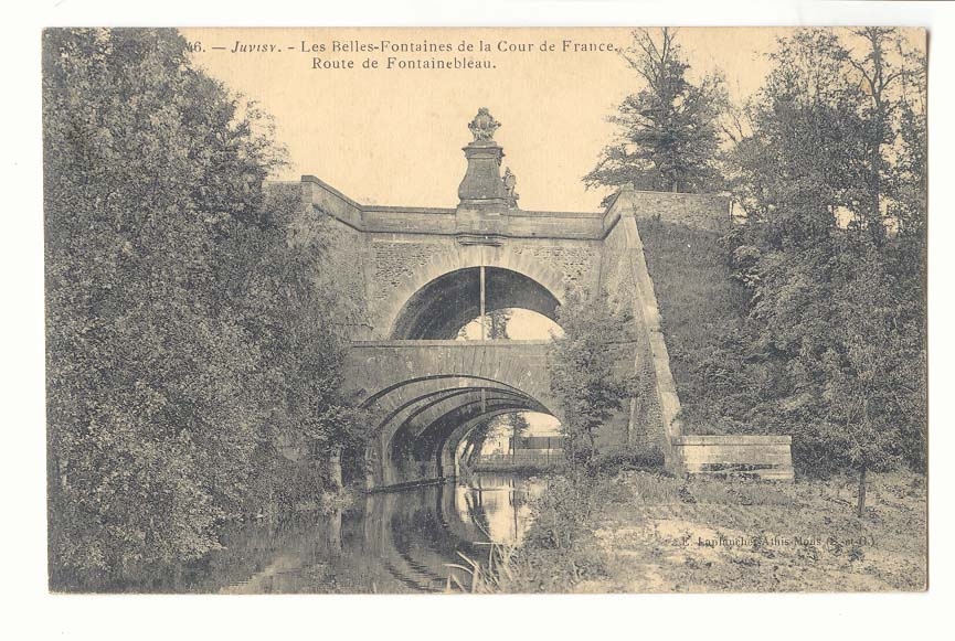 Juvisy CPA Les belles fontaines de la cour de France Route de fontainebleau