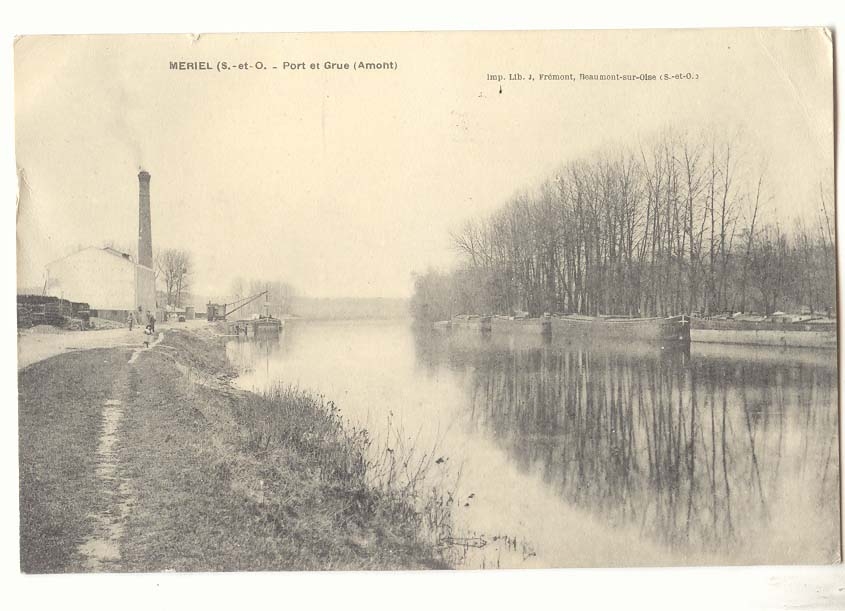 Meriel CPA port et grue (amont)